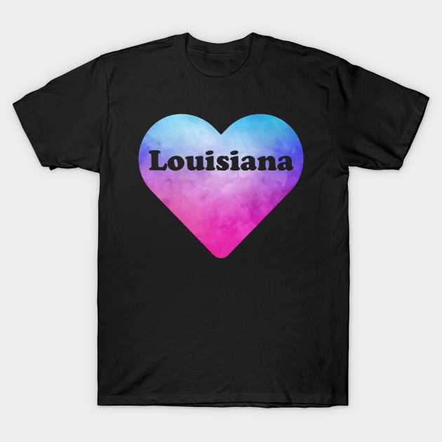 Discover I Love Louisiana USA - Louisiana - T-Shirt