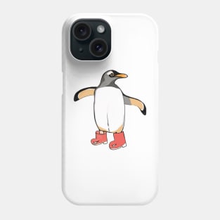 Penguin in wellies Phone Case