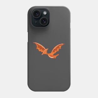 Orange Pterosaur Phone Case