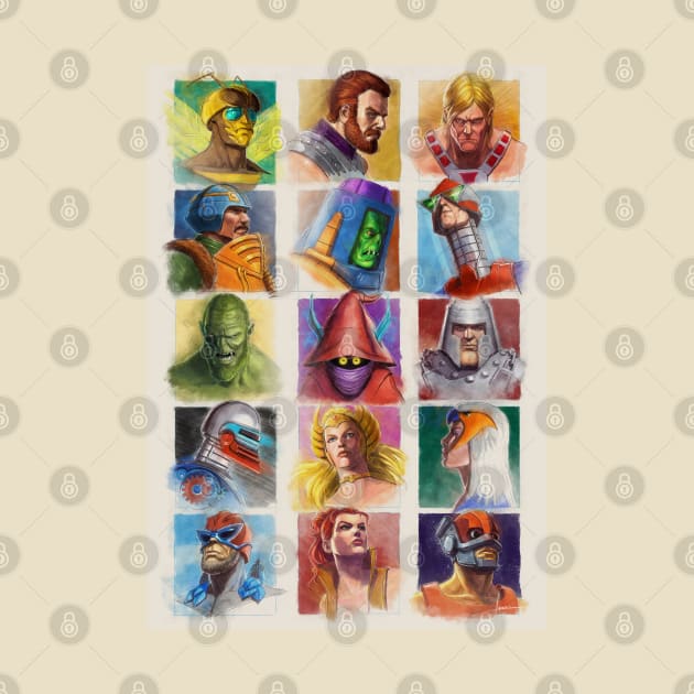 Motu Paintings Set 2 by coolercreations