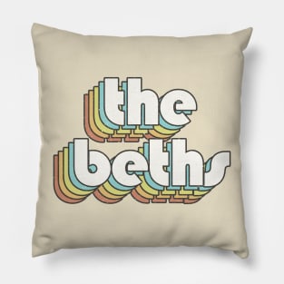 vintage color The Beths Pillow