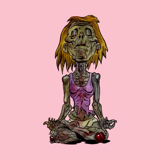 Every Day Zombies : Yoga Zombie by rsacchetto