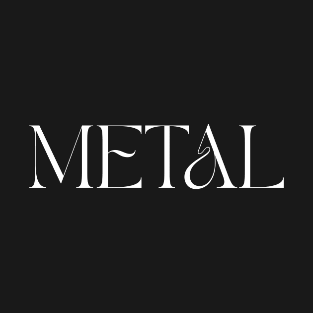 metal vintage logo by lkn