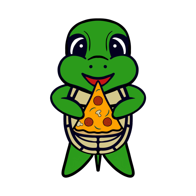 TURTLE Pizza Lover by SartorisArt1
