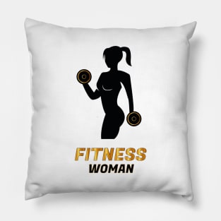 Fitness woman Pillow