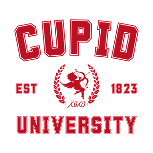 Cupid University - Funny College Valentines day T-Shirt