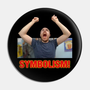 Film Brain Symbolism Pin