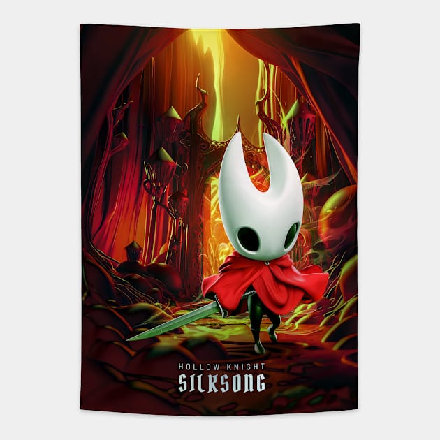 Hollow Knight Silksong Tapestry by syanart