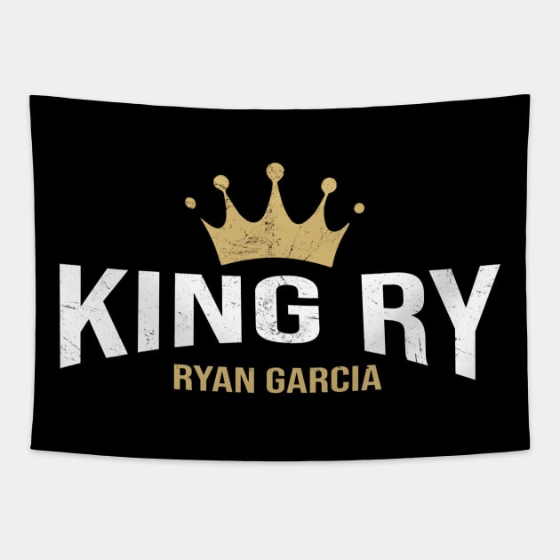 King Ry - Ryan Garcia Vintage Tapestry by locked on network podcast