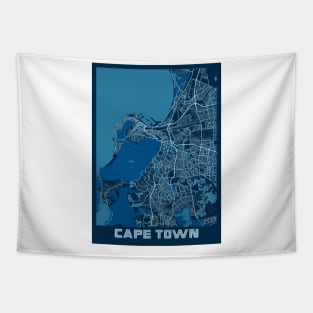Cape Town - South Africa Peace City Map Tapestry