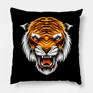 Tiger Head Pillow