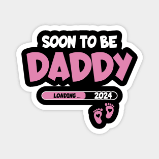 Soon to be Daddy 2024 Pregnancy Announcement Magnet