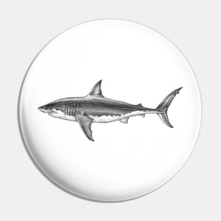 Great White Shark Pin