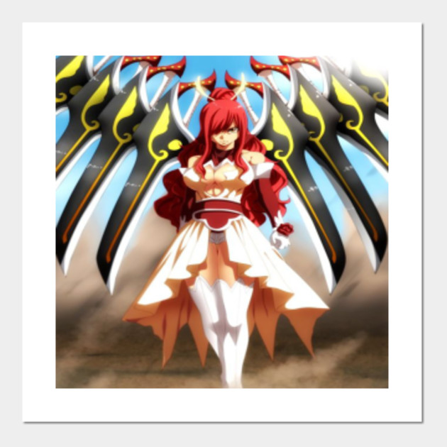 Erza Amor Shirt Fairy Tail 2018 Fairy Tail 2018 Affiche Et