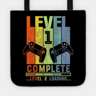 Level 1 Complete Gamer 1 Years Wedding Anniversary Tote