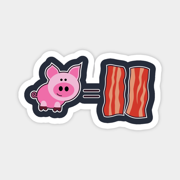 Tasty Bacon Magnet by Shapetrix