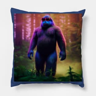 Dope Sasquatch in Nature Pillow