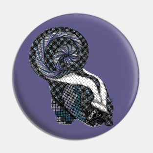 Skunk Totem Animal Pin