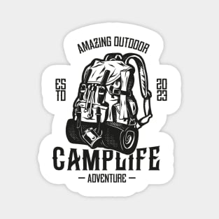 Camp life Magnet