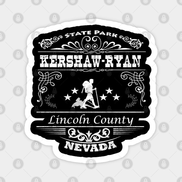 Kershaw Ryan State Park Nevada travel souvenir Magnet by artsytee