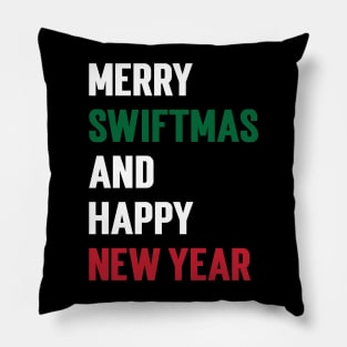 Merry Swiftmas And Happy New Year Pillow