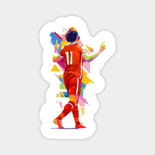 Salah goal celebration wpap style Magnet