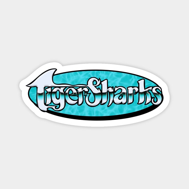 Tigersharks Magnet by Doc Multiverse Designs