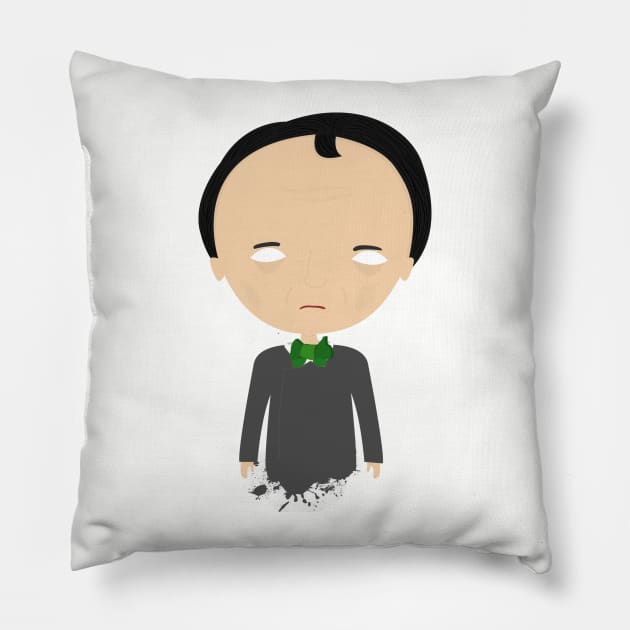 Charles Baudelaire Pillow by Creotumundo