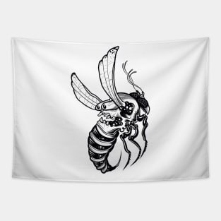 Bee n skull Tapestry