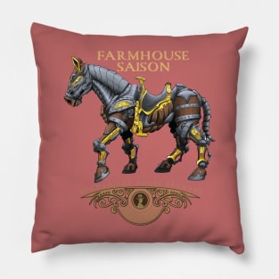 Mechanical Horse Farmhouse Saison Pillow