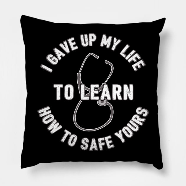 I Gave Up My Life To Learn How To Safe Yours Pillow by yeoys