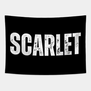 Scarlet Name Gift Birthday Holiday Anniversary Tapestry