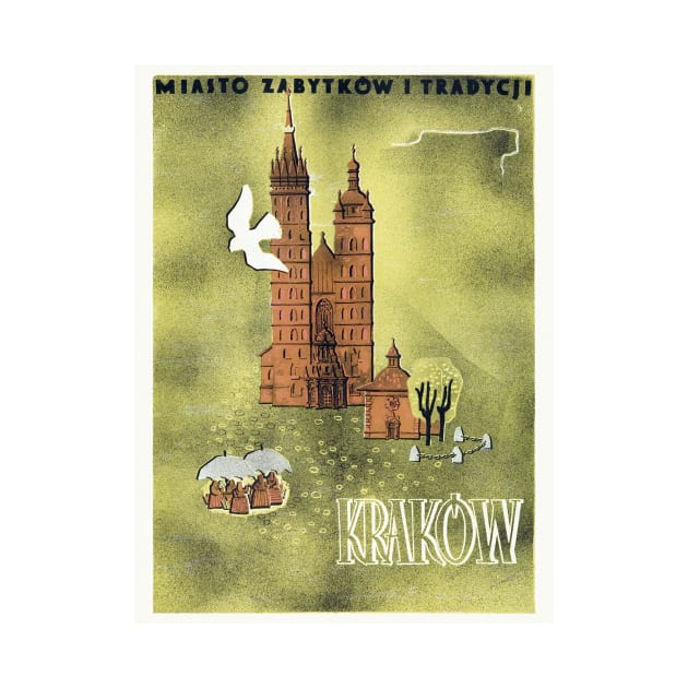 Krakow Poland Vintage Poster 1930s by vintagetreasure