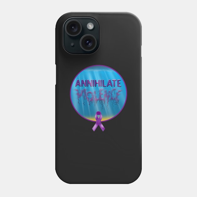 Annihilate Violence Phone Case by StandAndStare