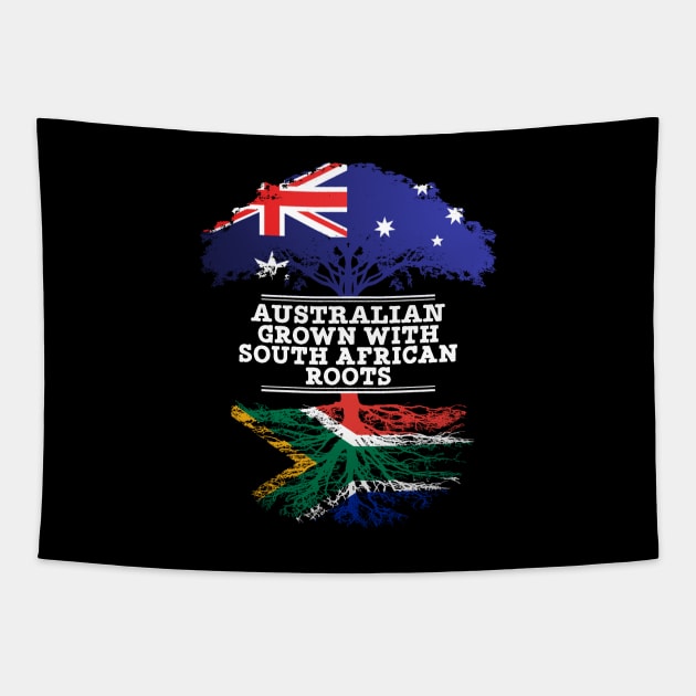 Australian Grown With South African Roots - Gift for South African With Roots From South Africa Tapestry by Country Flags