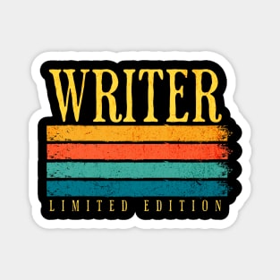 Retro Grunge Writer Limited Edition Magnet