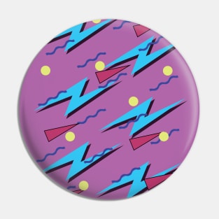 Fun 90's Pattern Pin