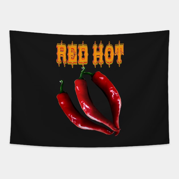 Hot Chili Spicy Food Expert Tapestry by PlanetMonkey