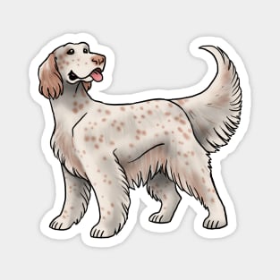 Dog - English Setter - Orange Belton Magnet