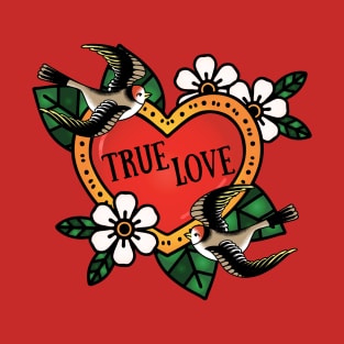 Valentines True Love - Swallows T-Shirt