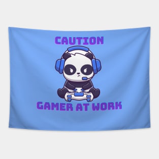 Gamer at work Tapestry