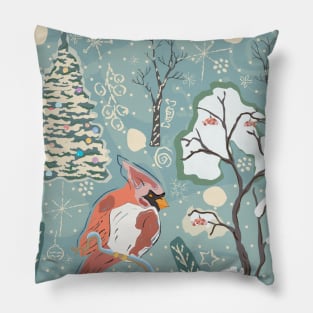 Cardinal Pillow