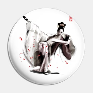 Chinese Court Dancer Pin