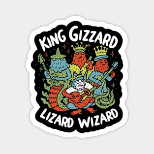 King Gizzard & The Lizard Wizard - Fan made design Magnet