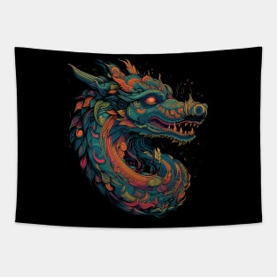 Unleash the Power of the Zodiac Dragon Tapestry