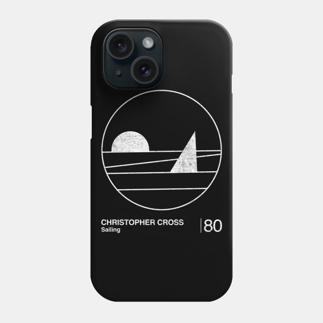 Christopher Cross  / Minimalist Graphic Design Tribute Phone Case by saudade