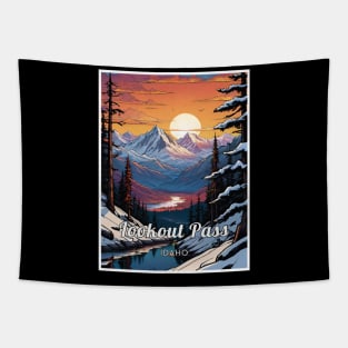 Lookout Pass ski Idaho usa Tapestry