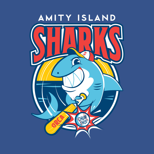 Sharks Baseball by montygog