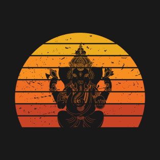 God Ganesh Deepavali Diwali Rangoli Mandala Indian T-Shirt