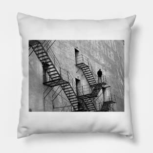 The Fire Escape Pillow